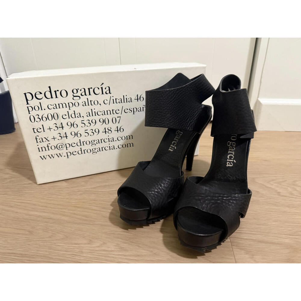 Pedro Garcia "Penny"- Peep Toe Stilletto Platform Heels